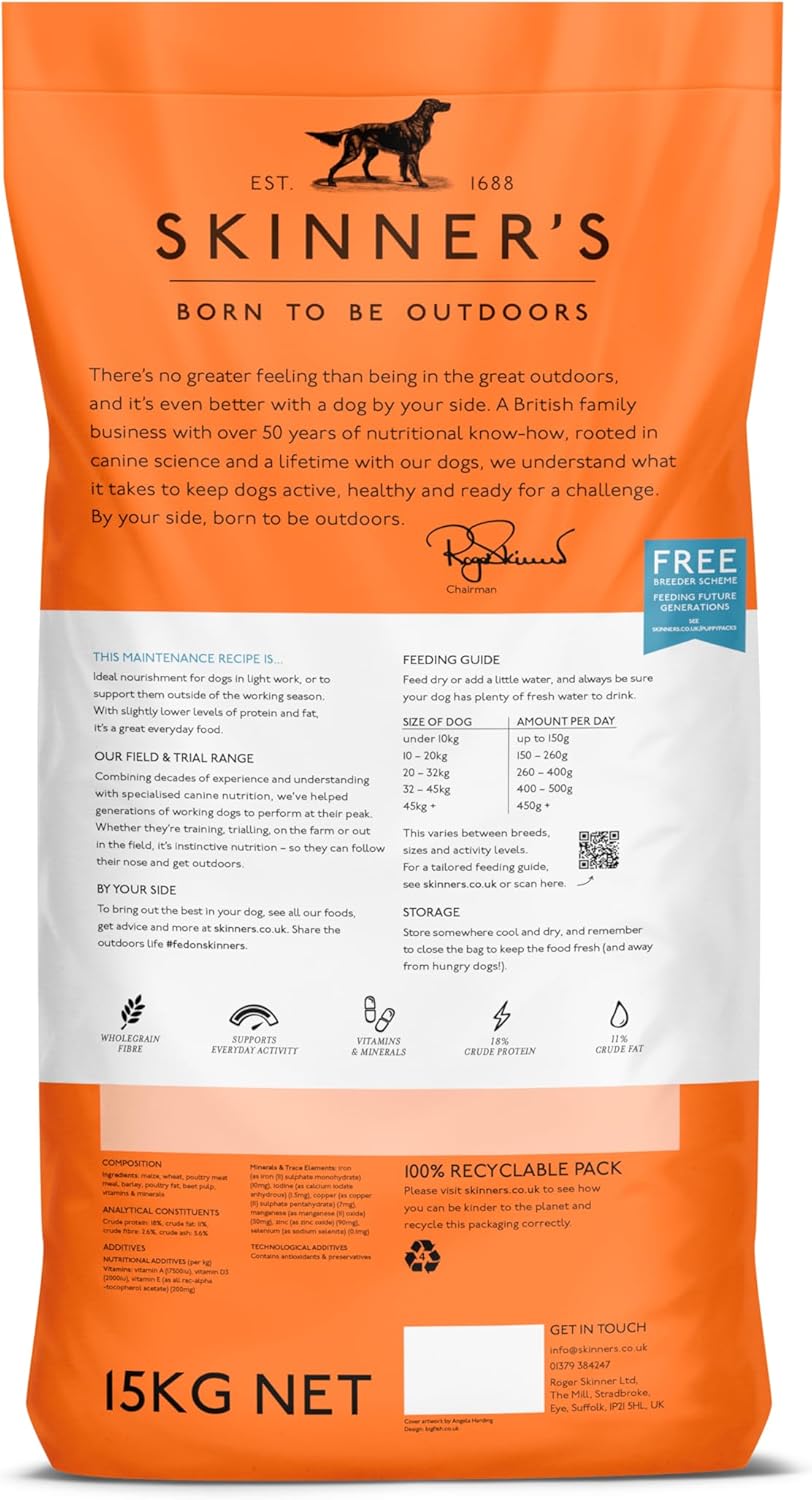Skinners Field & Trial Maintenance Dry Dog Food - 15kg