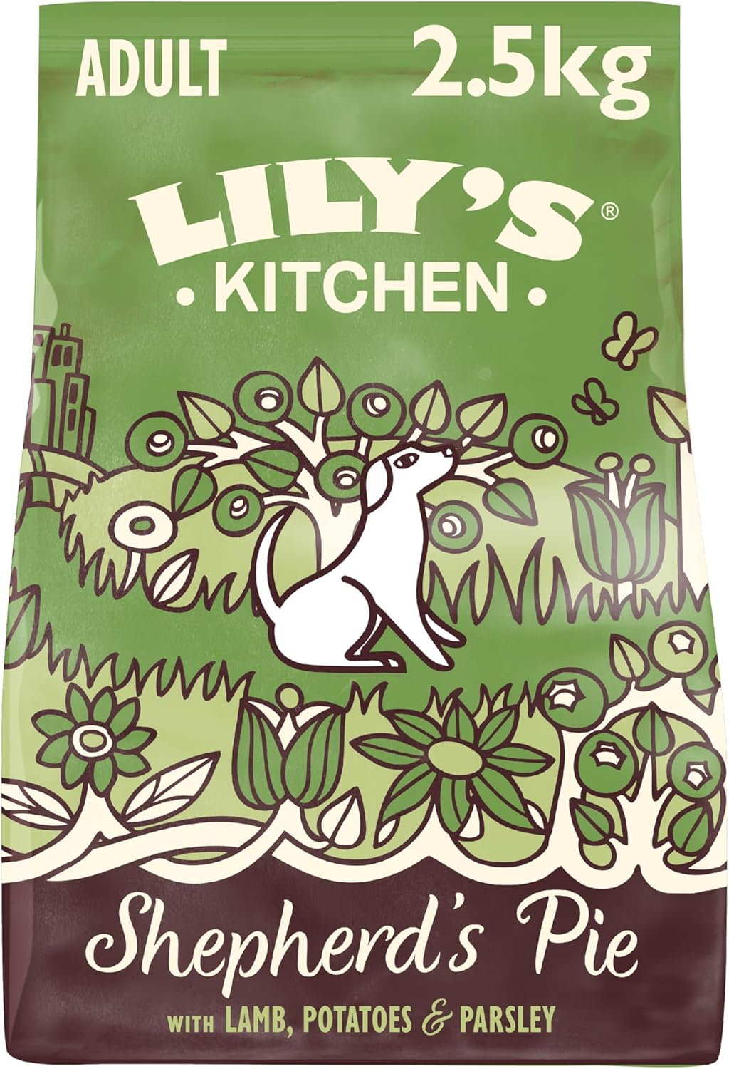 Lily’s Kitchen Made with Natural Ingredients Adult Dry Dog Food Shepherd’s Pie Balanced Recipe 2kg Bag