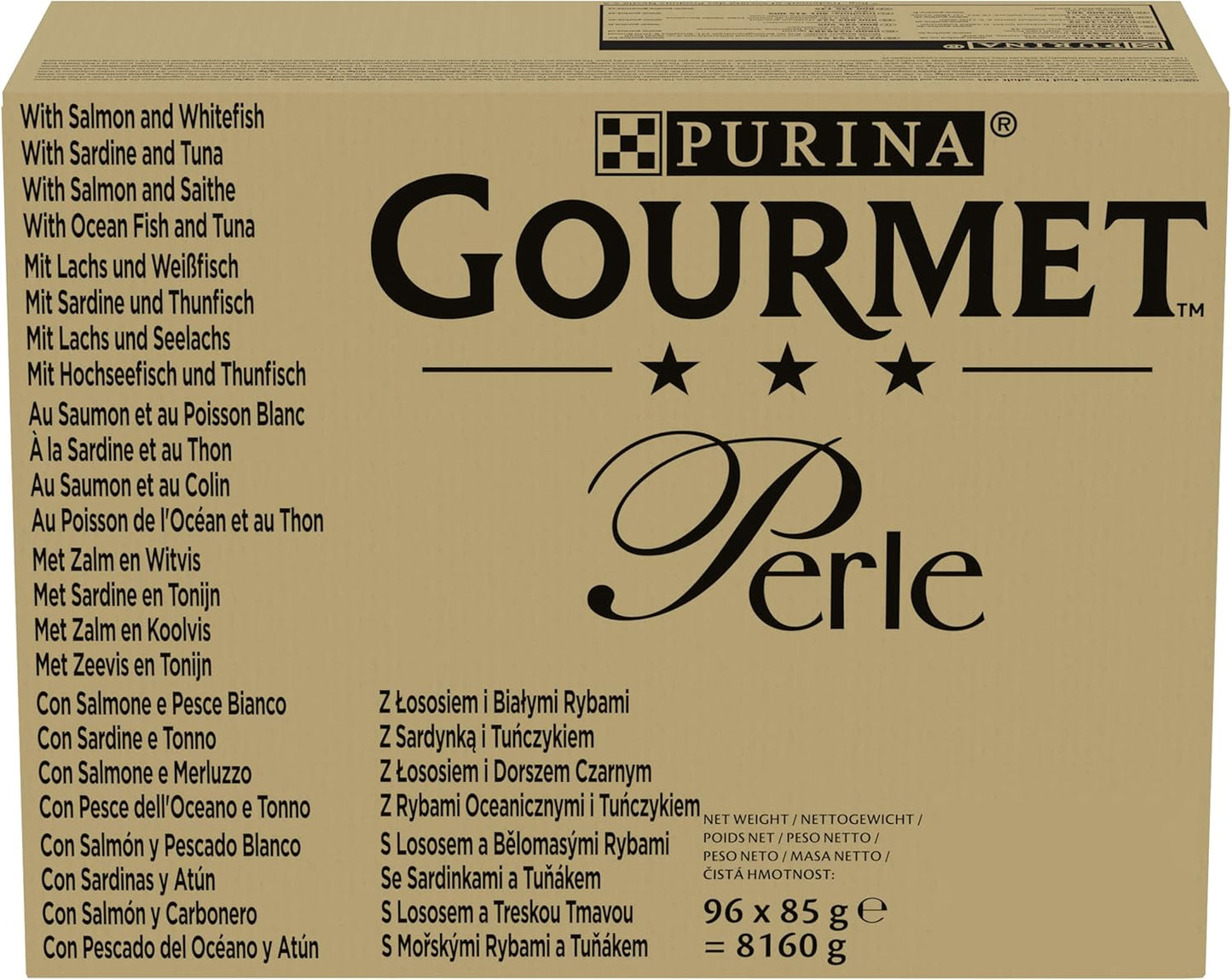 Gourmet Perle Seaside Duo In Gravy Wet Cat Food 96X85g